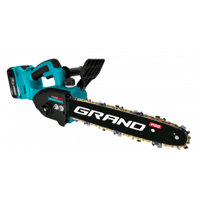 Аккумуляторная цепная пила GRAND АПЦ-20V/12"-4 PRO (BRUSHLESS)