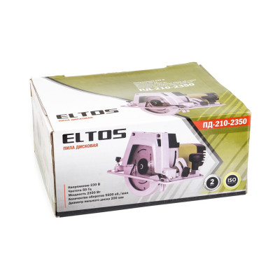 Пила дисковая ELTOS ПД-210-2350