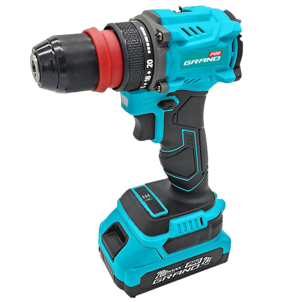 Аккумуляторный шуруповерт Grand ДА-20/2 UBL PRO (BRUSHLESS)